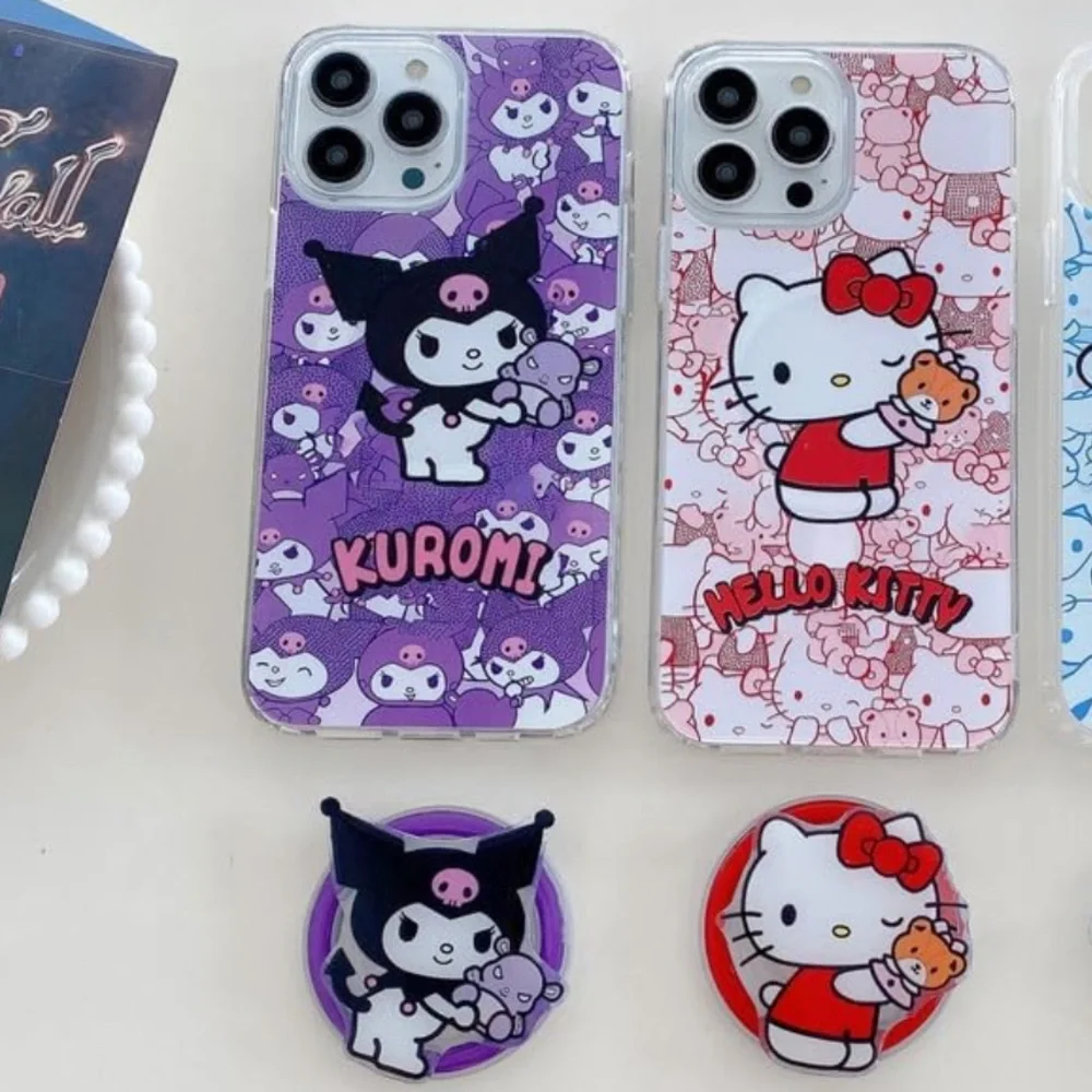 Cute Cartoon for iPhone 13/14 Case With Magnetic Suction Bracket